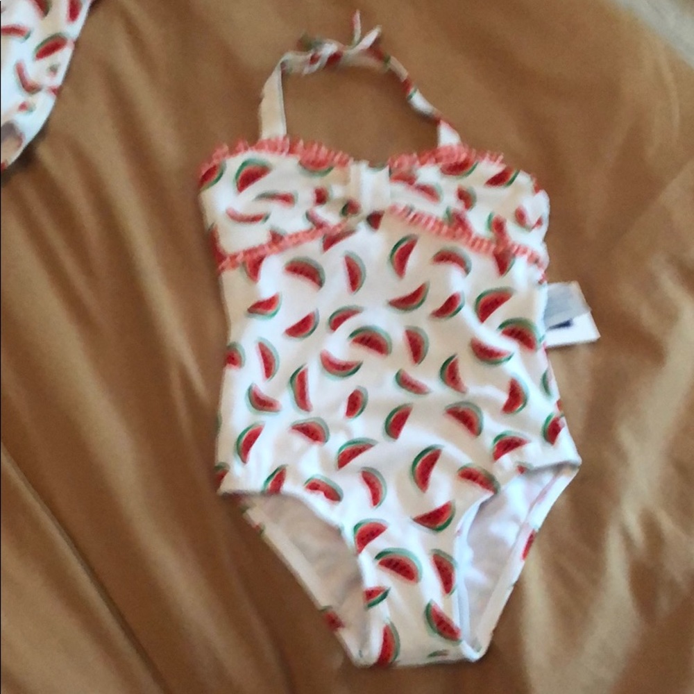Janie and Jack watermelon swimsuit